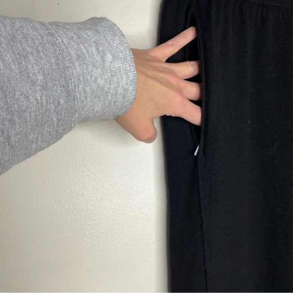 Elie Tahari Jogger Pants Cashmere High Waisted Luxury Black Size Large XL - Picture 5 of 10